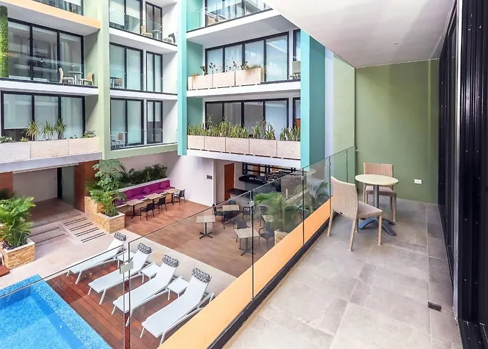1Br The City - 2 Pools, Gym & Rooftop Appartement Playa del Carmen